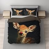 Tallas y contenido: 155 × 220 cm — 1 funda nórdica + 2 funda de almohada 50 × 75 cm. Solo fundas; el relleno no está incluido. Diseño reversible de la funda nórdica: un lado estampado y otro liso para variar la decoración. Juego de funda nórdica ideal como ropa de cama para dormitorio, estudiantes y alquiler vacacional.