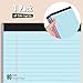 MuiAng Note Pads 5x8 Inch 3 Pack Colored Small Legal Pads 5x8 College Ruled Notepads 5x8 Lined Notepad 30 Sheets Small Writing Pads Pink/Purple/Blue Pad of Paper for Home, Office, School