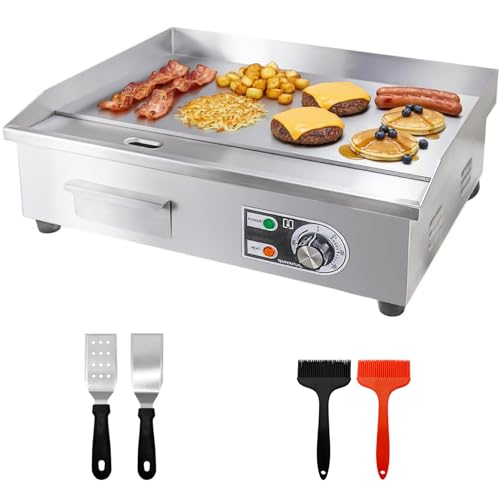 ExGizmo 22" Commercial Electric Griddle,Electric Countertop ...