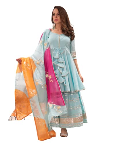 Rayon Solid Embroidered Regular Kurta 