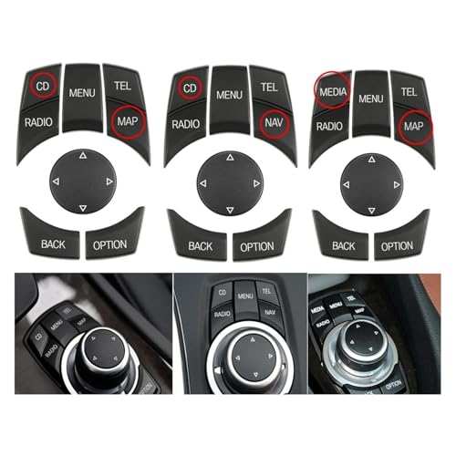 Bouton i-Drive BMW cache central pour console multimedia X1 E84 X5 X6 E70 E90 E60 - 2