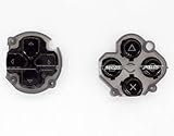 JMXLDS Replacement D-Pad Direction Button ABXY Key Left Right Function Button for PS Vita 1000 PSV 1000 Console Black