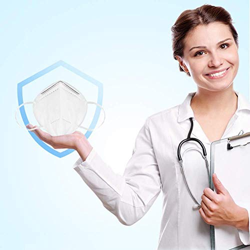 Vogueyouth Pacote com 20 3 camadas descartáveis M_Ask-_Ns Anti Poeira, Respirável, Sanitário M_Ask-_