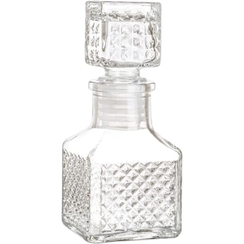 Opiniones y reviews de Licorera de vidrio disponible en línea. 46 VITTORI | Set de 12 Licoreras Labradas de Cristal Rodas Nano 65 ml, para Recuerdos de Bodas Reuniones Fiestas