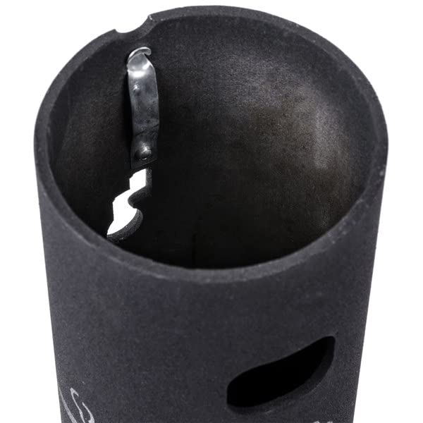 Black Wall Mounted Cigarette/Ash Receptacle, Outdoor Cigarette Butt Receptacle, Cigarette Disposal Outdoor, Great for Use in Patio, Hotels, Cafes, Offices, Restaurants, Bars, Casino