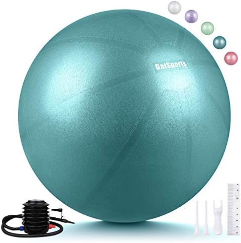 GalSports Pregnancy Birthing Ball, Yoga Exercise Birth Ball Chair for Delivery & Training & Fitness, Extra Thick Non-Toxic Anti-Burst Labor Ball with Quick Pump(Royal Blue,M(48-55cm))