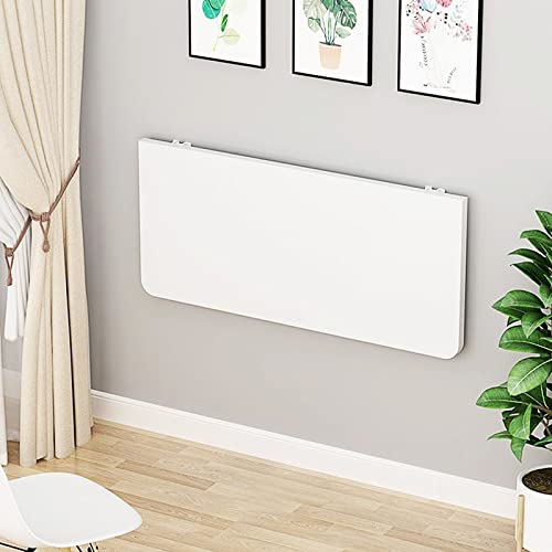 Petite table suspendue JATIBOSH, bureau ordinateur rabattable et compact - 2