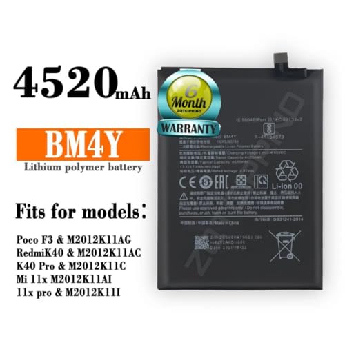 Image of Original BM4Y Battery for Xiaomi Poco F3 / K40 / K40 Pro Battery with 6 Month Warranty**** (CC159)