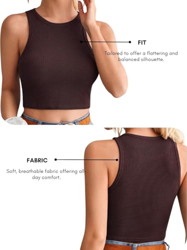 Image of Leriya Fashion Women's & Girls' Solid Asymmetrical Round Neck Cotton & Rayon Crop Top