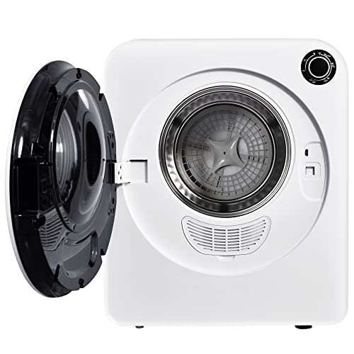 Abgastrockner Wäschetrockner 3kg (4,5kg), Edelstahl, 830W, 5 Programme, Dreifachfilter, Überhitzungsschutz, Wandmontierbar, Energieklasse G, Weiß