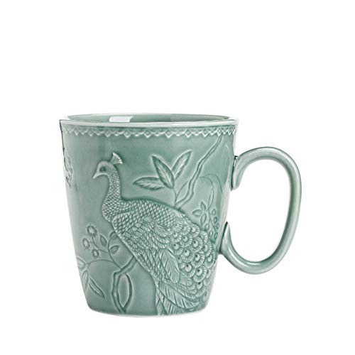 Keramikbecher Kaffeebecher Tassen Tasse Geprägt Pfau Keramik Tasse Persönlichkeit Wasser Glas Milch Tasse Kaffeetasse Büro Teetasse Cover