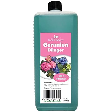 Geranien Dünger Flüssigdünger speziell für Geranien Blumendünger Cover