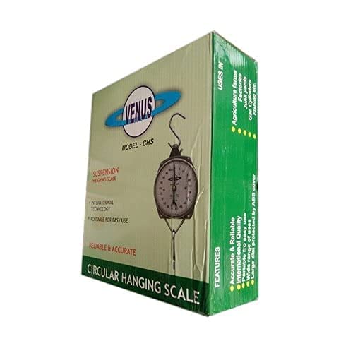 Image of Crystal zone round Weighing Scale (Grey)100KG Hanging Scale Grey colour Weighing Scale /kata 100 kg /best metal quality