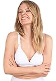 Naturana Damen Bügelloser Schwangerschafts-BH Nursing Bra, Weiß (White 300), 75DD (Herstellergröße: 90DD)