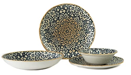 Bonna Geschirrset - Alhambra - 24 teilig - 6 Personen - Porzellan Cover