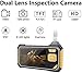 Endoscope Camera with Light, Profession Dual Lens Industrial Endoscope Digital 4.3inch LCD Snake Camera 1080PHD IP67 Waterproof Inspection Camera with 32GB(10m)