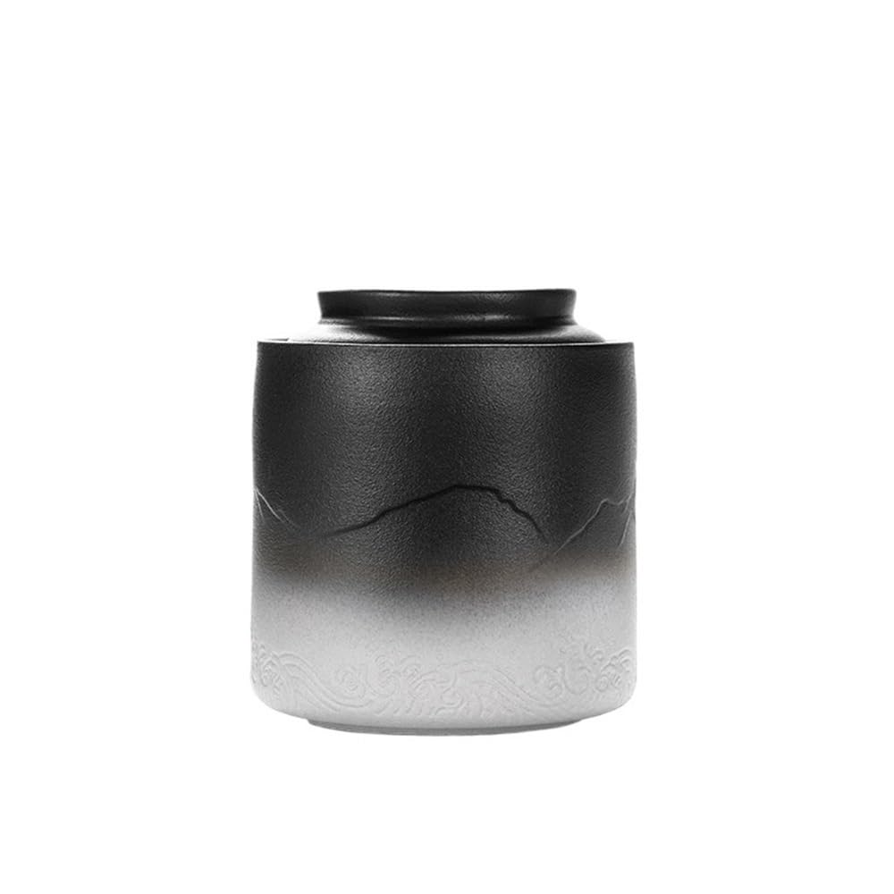 DFHS46JK Kitchen Jars Ceramic Tea Canister Household Sealed Storage Jar For, Coffee, Sugar, Spice, Nuts for Sugar(Multi-colored)