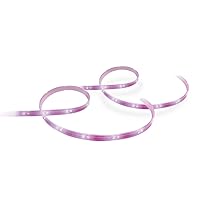 Philips Hue White & Col. Amb. Lightstrip Plus base da 2 m e 1 metro di estensione