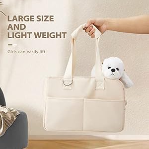 Dog Carriers for Small Dogs, Puppy Dog Purse for Small Dogs with Multiple Pockets, Hard Mat, Pet Carrier Tote Bag for Medium Cats, Puppy Max 15 lbs, Beige Dog Carriers for Small Dogs, Puppy Dog Purse for Small Dogs with Multiple Pockets, Hard Mat, Pet Carrier Tote Bag for Medium Cats, Puppy Max 15 lbs, Beige