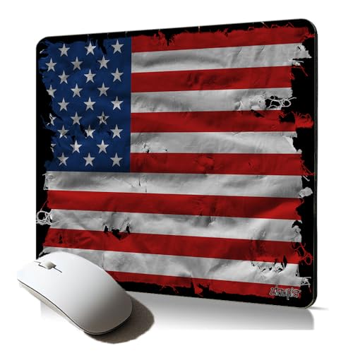 Tapis de Souris Souple Drapeau Etats Unis USA americain Mousepad Accessoire Informatique Bureau personnalisé Basket