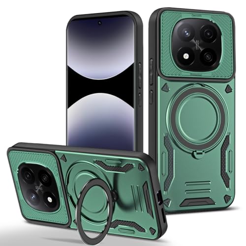 �X�}�z�P�[�X �Ή��@�� for Redmi Note 14 Pro 4G �J�����ی�J�[�}�E���g ���C�L�b�N�X�^���h 2 in 1 [PC+TPU] �ϏՌ� Green