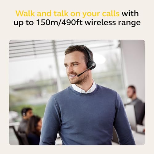 image for Jabra Engage 55 SE (Second Edition) Single-Ear Wireless Headset w/Link