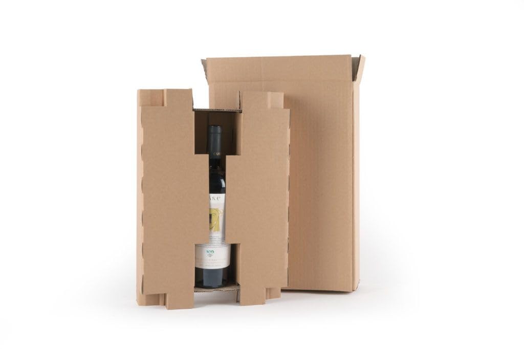 Embalaje de cartón para 3 botellas especial para lotes y regalos