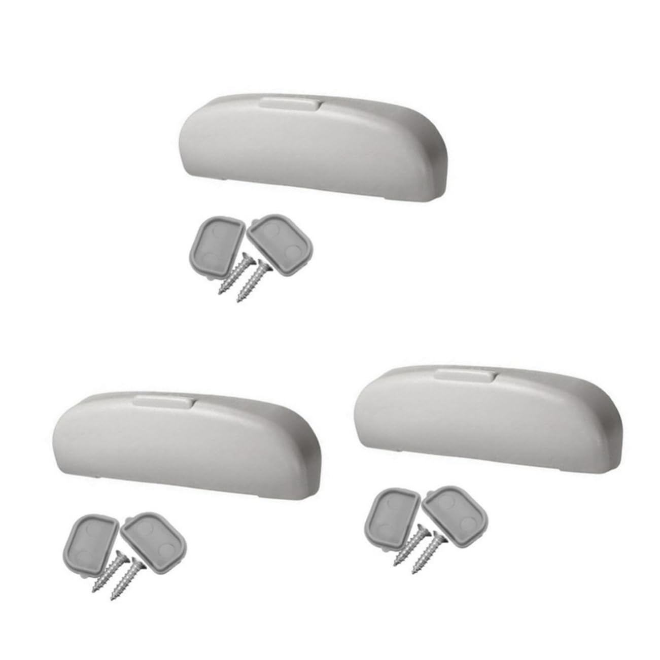 GLEAVI Vitrines 3 Pièces Porte-verre porte-lunettes de soleil support de voiture support de lunettes de soleil de voiture réaménager étui à lunettes