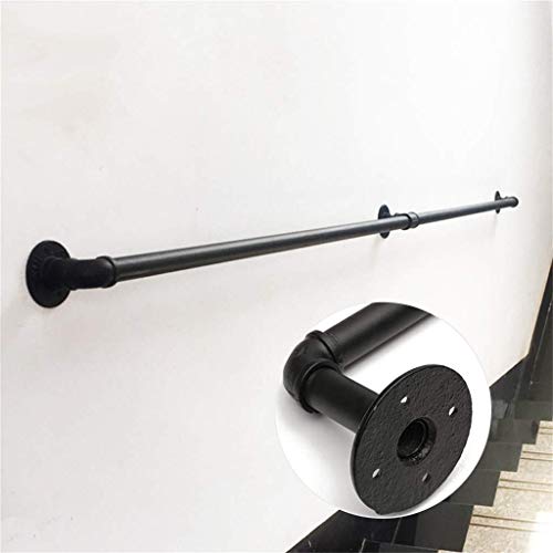 Kit complet de main courante tube industriel pour escalier intérieur et cave - 2