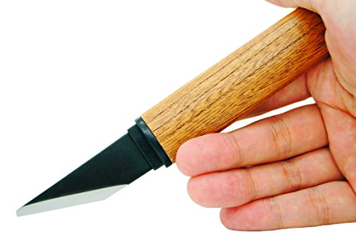 Kiridashi Craft Pocket Knife Japanese Steel Blade Wooden Handle With Sheath For Left-Handed #TOP4
