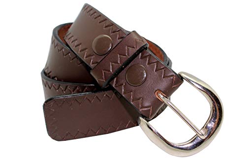 Men's Genuine Leather Belt – Big & Tall 5XL, Removable Buckle, Men's Casual Leather Belt