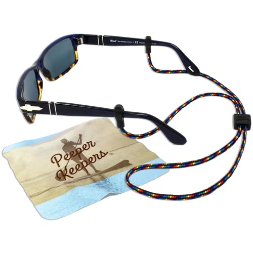 Image of Eyeglass Retainer & Sunglass Holder Supercord Adjustable w /Microfiber Cloth