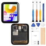 Schermo LCD di ricambio per Apple Watch Serie 3, 42 mm, per Apple Watch Series3, touch screen, digitalizzatore, pannello sensore in vetro, montaggio completo, con parte di riparazione (GPS 42 mm)