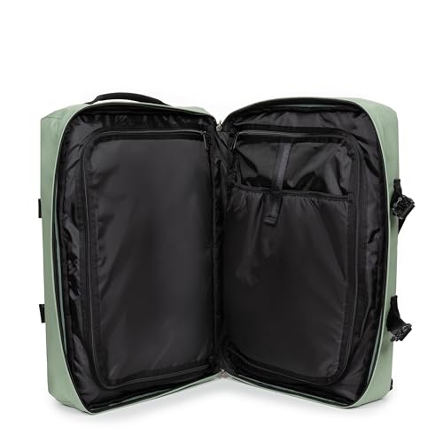 Image of EASTPAK Travelpack - 42L Cabin-Size Duffel Backpack with Dual Compartments, 17 inch Laptop Sleeve, Vegan Design & Adjustable Straps, Tarp Khaki