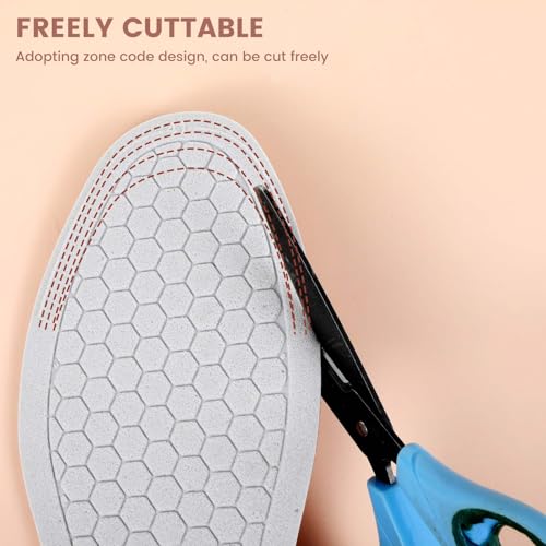 Image of 3 Pairs Super-Soft Shoe Insoles Inserts, Two-Layered Shoe Inserts of Foam, Breathable, Sweat-Absorbent, Memory Foam Shoe Insert Insoles for Any Shoes (Women 8.5-11 Men 7.5-10)