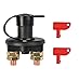 Produktbild Batterieschalter 12V / 24V, Yomiin Universal Trennschalter für Batterie Abgeschnitten Hauptstromschalter 2 Polig Ein-/Aus-Schalter Kill Switch 6V für Fahrzeug Boot Auto Kfz