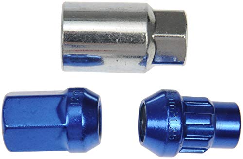 Image of Dorman 713-475D Blue Acorn Wheel Nut Lock Set Compatible with Select Nissan Models, 20 Pack
