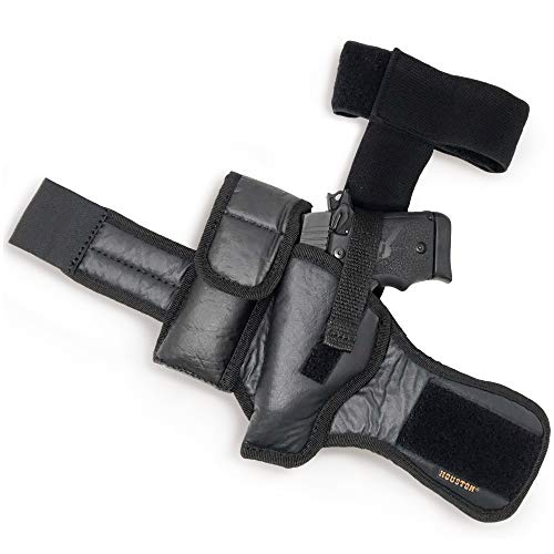 Eco Leather Ankle Concealed Carry Gun Holster | Fits: Hellcat 9mm, Glock 42/43