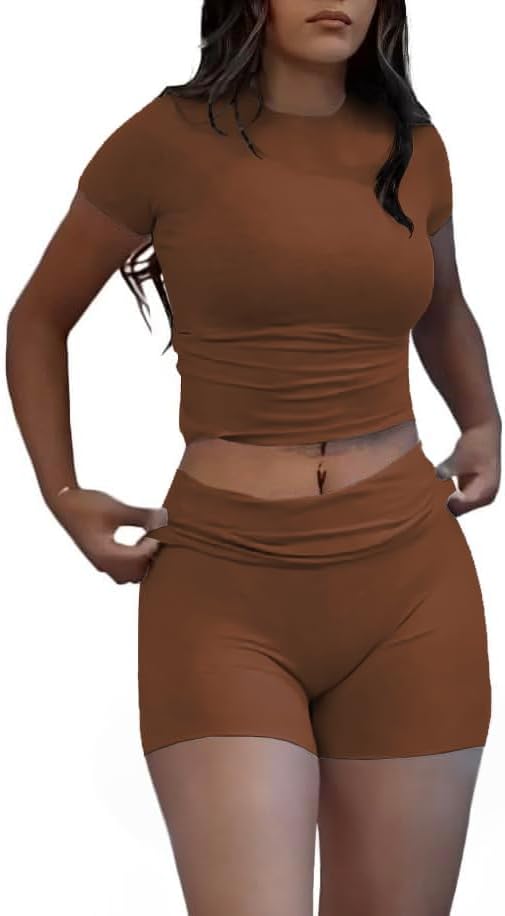 Nimsruc Two Piece Lounge Sets For Women short sets Nimsruc Two Piece Lounge Sets For Women short sets