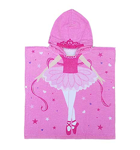 Repuhand 100% algodón Playa Toalla con Niños Niñas Encantador Ponchos Encapuchados baño...