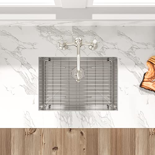 Undermount Bar Sink - Sarlai 23 Inch Stainless Steel 16 Gauge Single Bowl Bar Prep Sinks, 23X18 Deep Bowl Basin Wet Bar Sink #TOP2