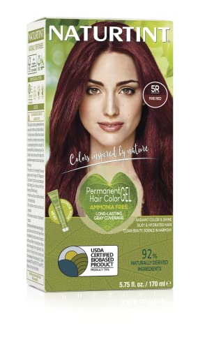 NATURTINT 5R Fire Red Hair Color, 5.75 FZ