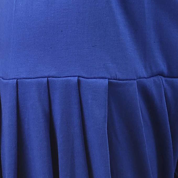 Image of Ultra Soft Rayon Viscose Solid Attractive Pleated Pattern Casual wear Patiala Pants for Womens