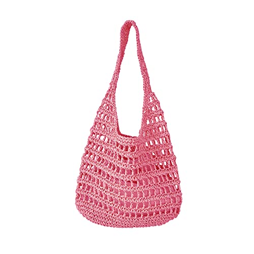Sac de paille tendance ajouré pour vos journées à la plage ou vos sorties shopping