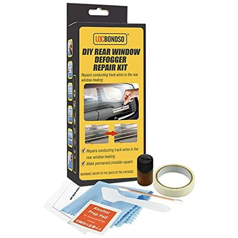 Rear Defroster Repair Kit | DIY Conductive Car Rear Windshield Defogger Defroster Repair Kit | Car Rear Windshield Defogger Defroster Repair Fixes Scratched Broken Defroster Cover