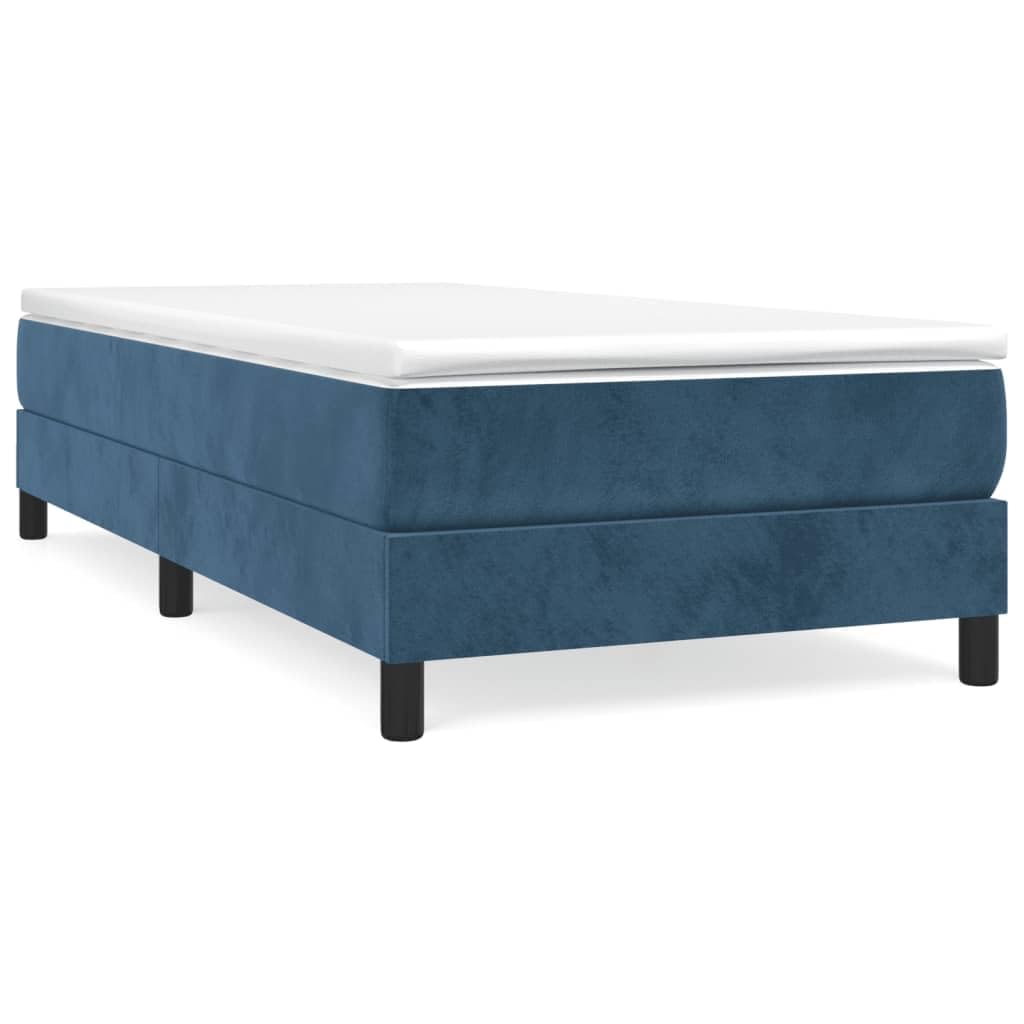 Lit à Sommier Tapissier AUVYI 90x200 Cm Gris - Cadre De Lit En Cuir Synthétique Avec Lattes Contreplaqué
