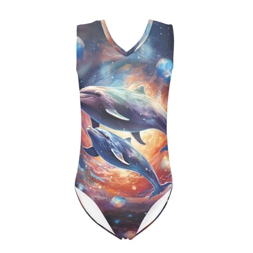 Image of One Piece Swimsuit Girls Kids Bathing Suit V Neck Wide Shoulder Strap Toddler Beach Swimwear for 3-14 Years