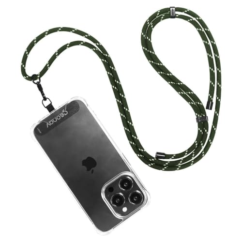 Geonav Cordão de pescoço universal para celular, encaixa em todas os modelos de capinhas, alça ajust
