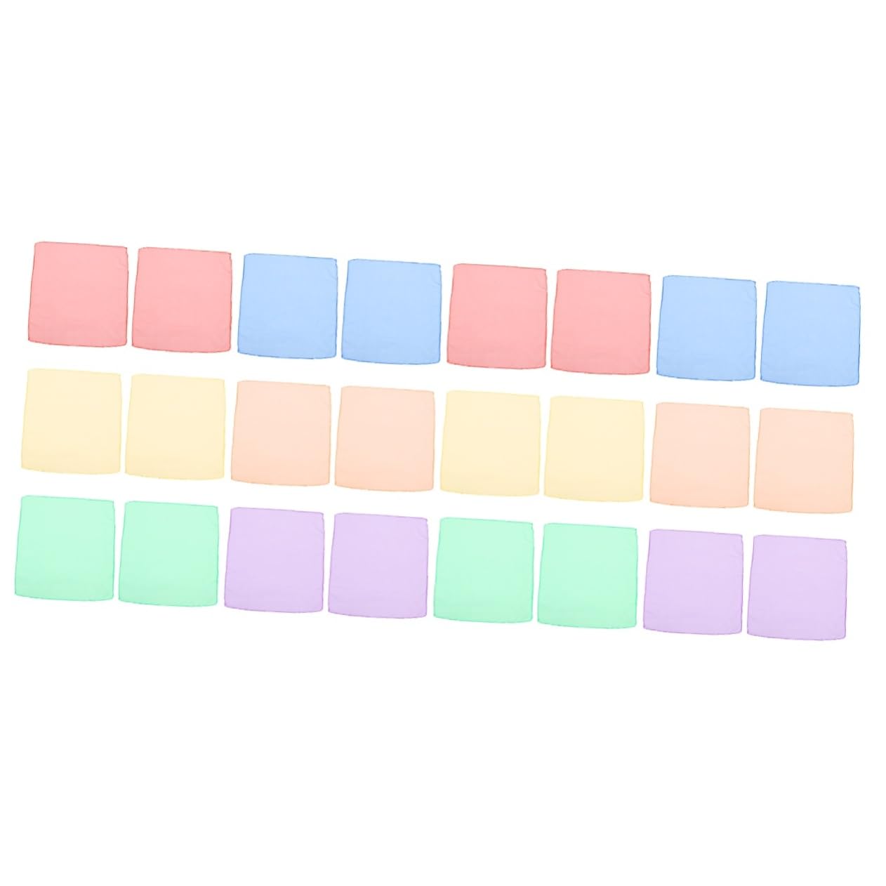 ibasenice 2sets Boys and Girls Veil Scarf Juggling Scarves for Boys and Girls Versatile and Fun for Performance Dance 12pcs*2