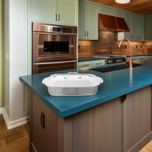 Bandeja rectangular de acero inoxidable duradero con acabado profundo para hostelería profesional 8